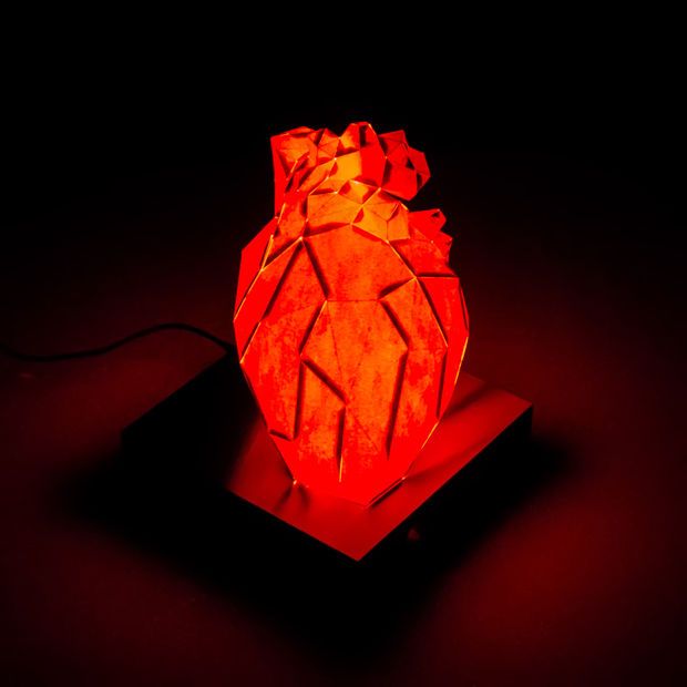 pulse heart lamp