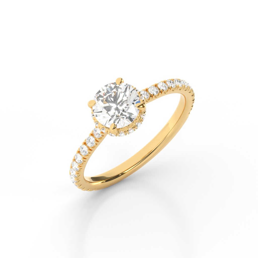5. Hidden Details Halo Setting
