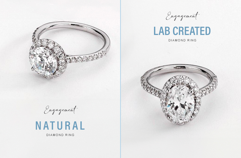 Natural Vs Lab Created Diamond Engagement Rings