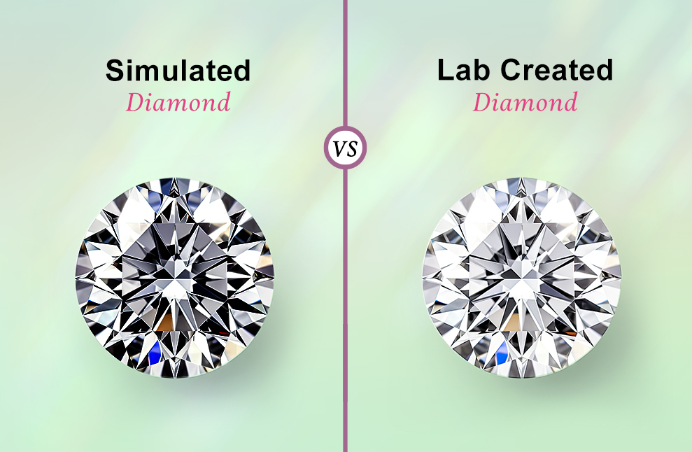 Simulated Diamond Vs Lab Diamond