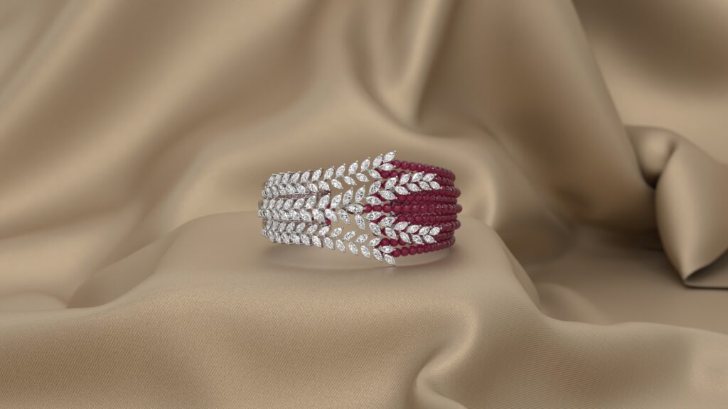 high jewlery bracelet | ruby high end jewelry | luxury diamond bracelet
