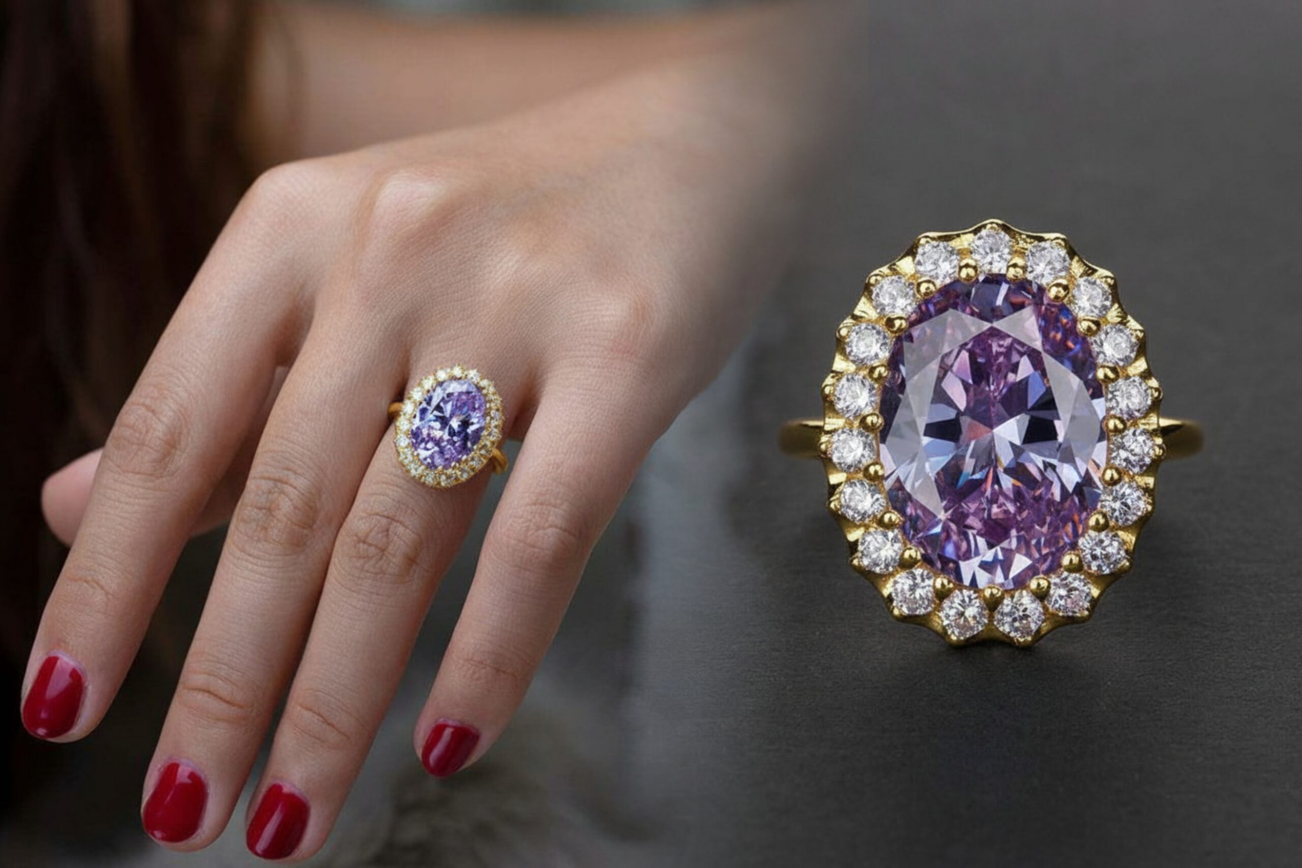 Customizing Your Purple Diamond Engagement Ring