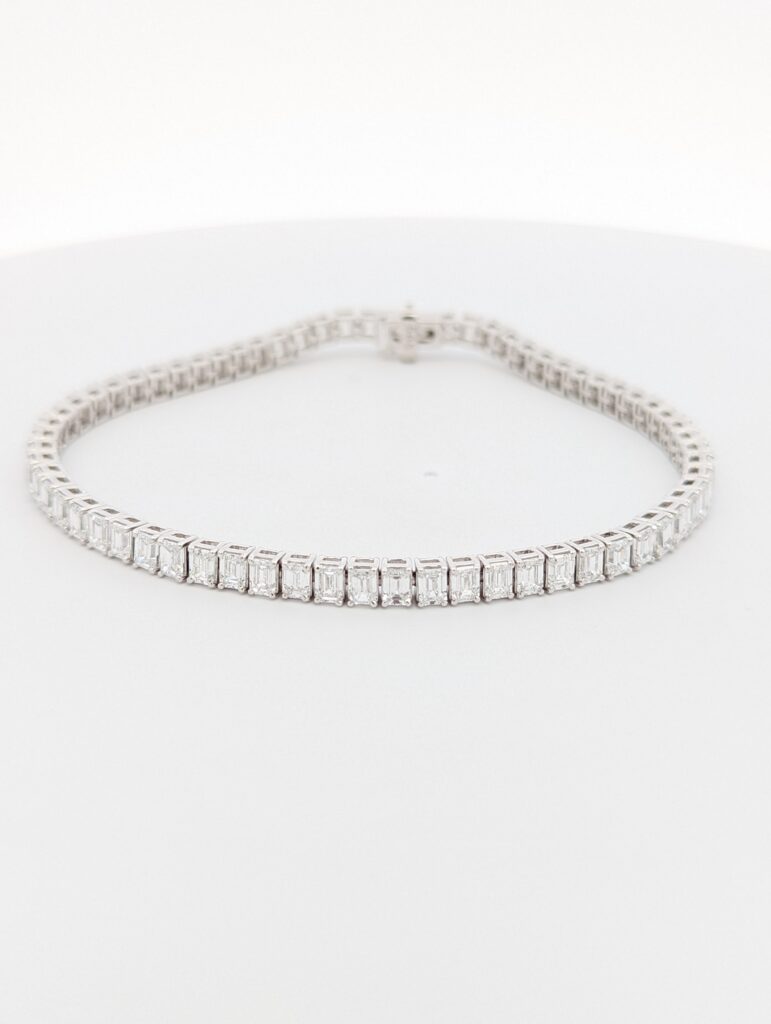 white gold tennis bracelet