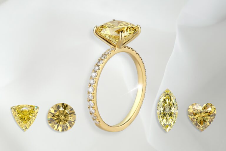 Find Your Perfect Lab Created Yellow Diamond Engagement Rings