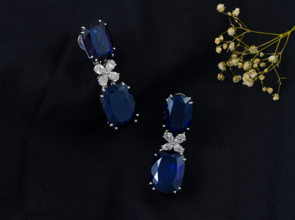 bespoke diamond earrings