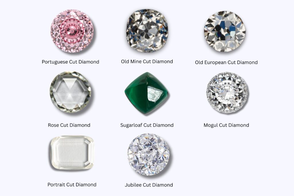 Antique & Vintage Cuts | Antique cut diamonds | unique cut diamonds