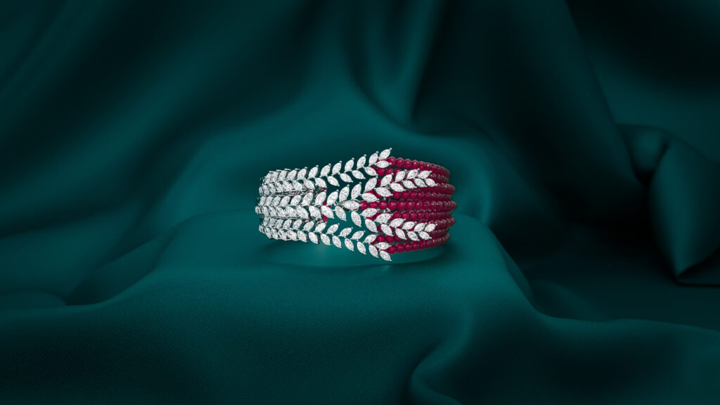 jewelry visualization 3d render | bracelet rendering