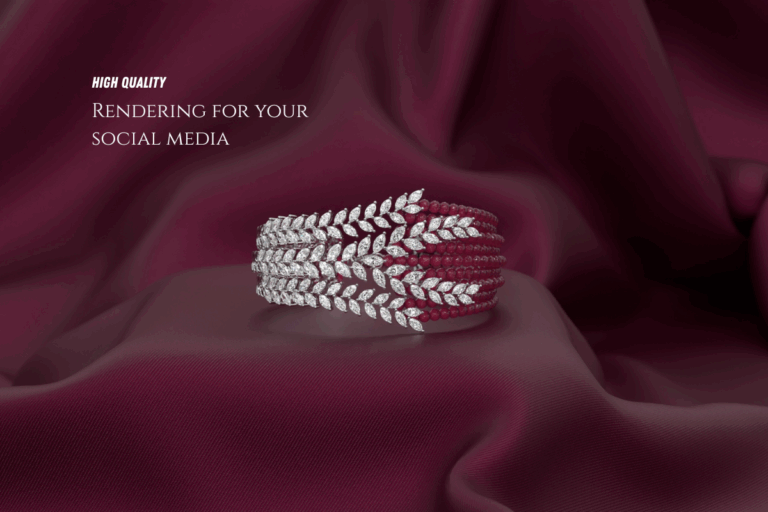 Rendering Jewelry for Social Media Visuals That Convert