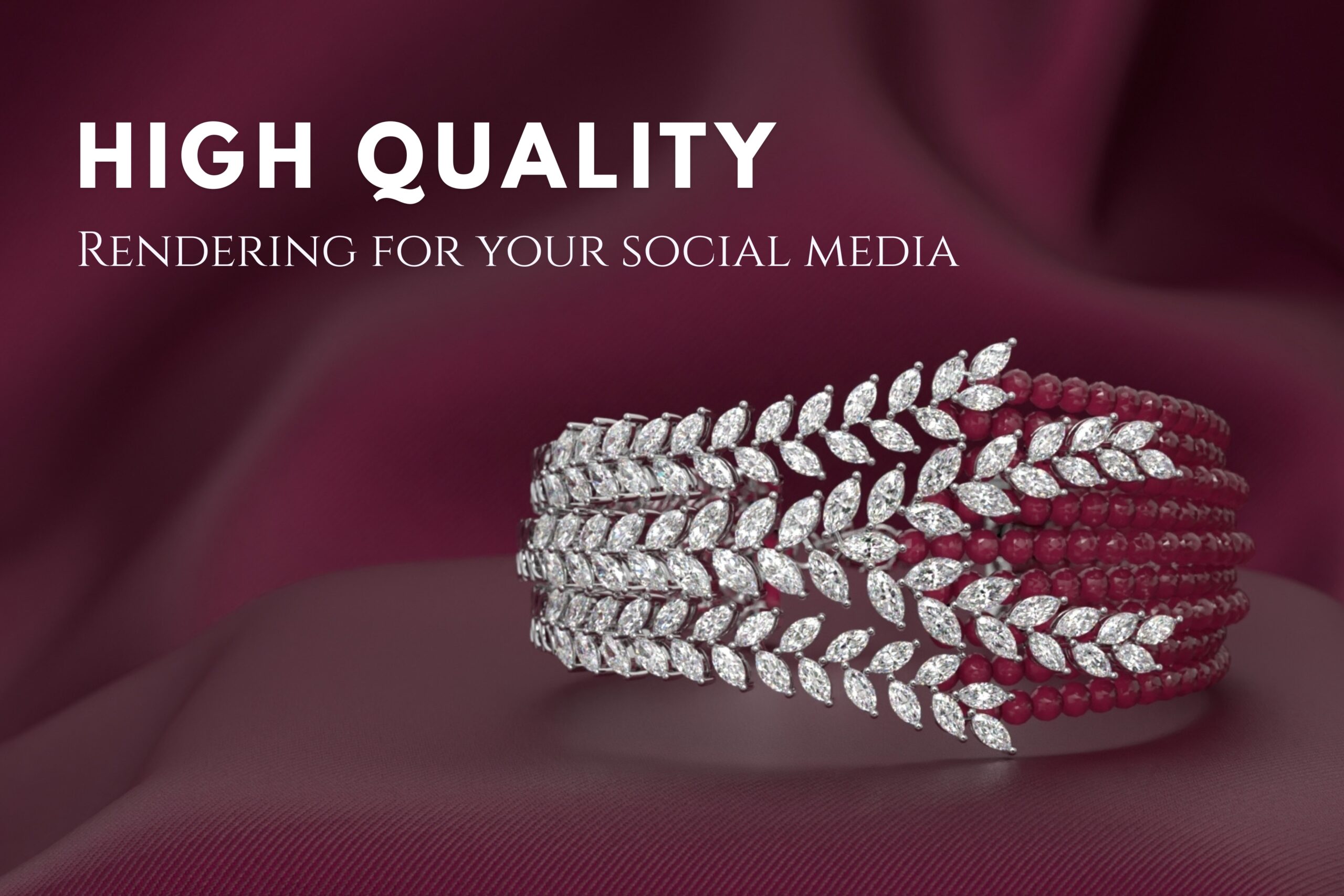 Rendering Jewelry for Social Media Visuals That Convert