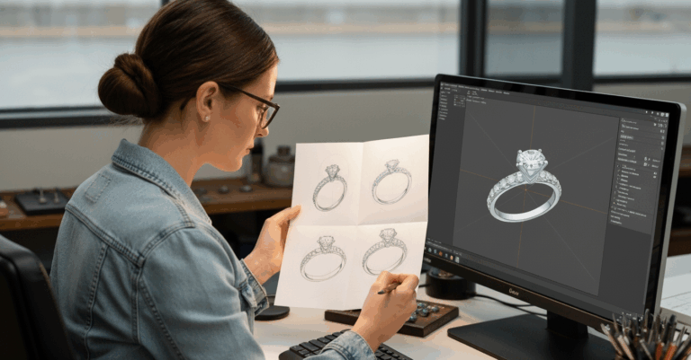 CAD vs Traditional Sketching Which Is Better for Custom Jewelry